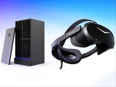 Pimax Spation mini-PC and Crystal Pro VR headset.