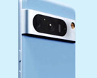 The Pixel 8 Pro in its alleged blue colourway. (Image source: @EZ8622647227573 - edited)