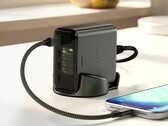 This Satechi 140 watt GAN Fast Charger can output a maximum of 140 watts at a time. 
