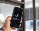 A smartphone showing the TikTok logo