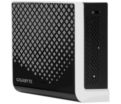Top side of the Gigabyte BRIX BLCE-4000C (fanless) and BLCE-4105C (active). (Source: Gigabyte)