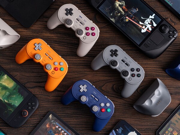 The 8BitDo Pro 3 is available in four colors and works with several devices. (Image source: 8BitDo)