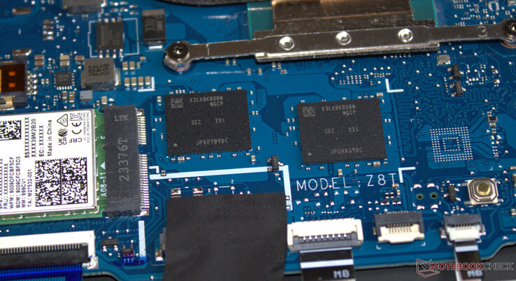 Acer relies on onboard memory.