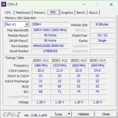 CPU-Z SPD