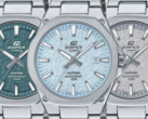 From left to right (pictured): Casio Edifice EFR-S108DE-3A, EFR-S108DE-2A, and the EFR-S108DE-8A. (Image source: Casioblog)