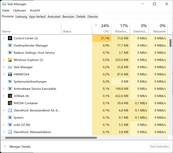 increased CPU load due to Control Center - app restart helps