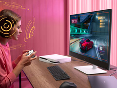 The S3225QC comes with a tilt, swivel, slant, and height-adjustable stand. (Image source: Dell)