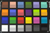 ColorChecker: The reference color is in the lower half of each patch