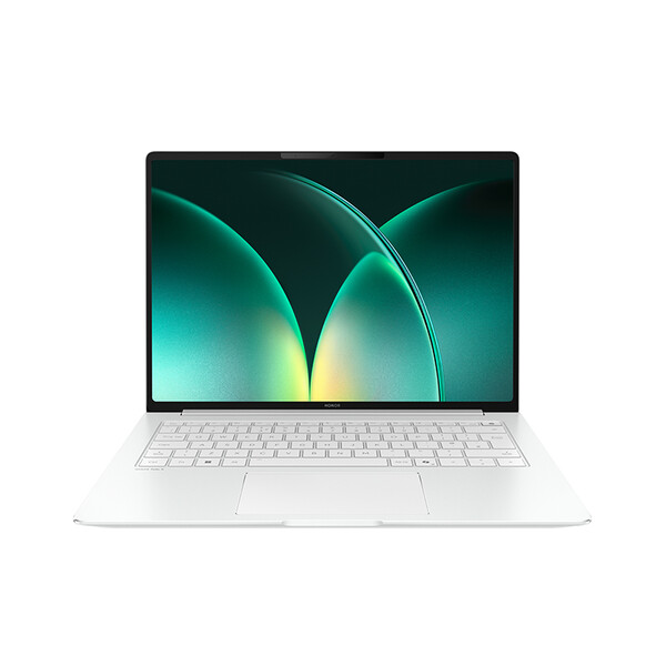 The Honor MagicBook Pro 14 is powered by Intel's Core Ultra Series 3.