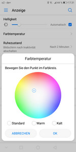 color temperature adjustment