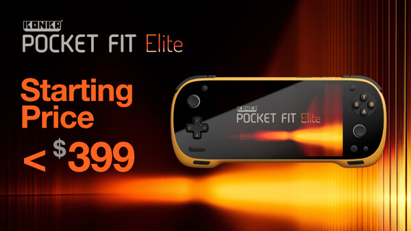 The Konkr Pocket Fit Elite will have a starting price of under $400. (Image source: Ayaneo)