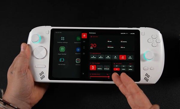 The Lenovo Legion C700's FPS Thunder feature is also available on Ayaneo handhelds.