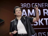 Lisa Su stated "Threadripper will have to move up". (Image source: TechCrunch)