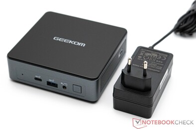 The Geekom MiniAir 12 with its 45-watt power supply