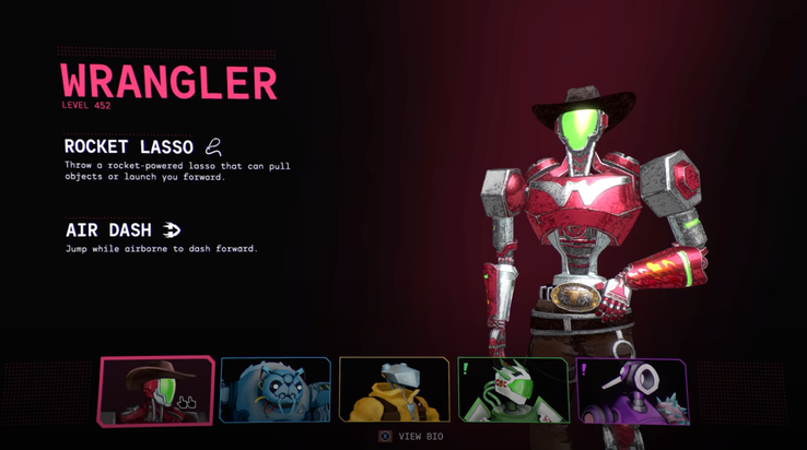 Mycopunk features several playable characters.