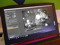 Acer Nitro 5 (Ryzen 7) running Cinebench R15