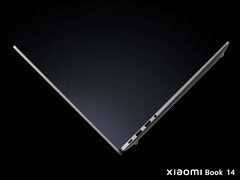 The Xiaomi Book 14 Panther Lake will reportedly feature up to the Intel Core Ultra X7 385H. Pictured: a promo picture showing the sides of the Alder Lake model.