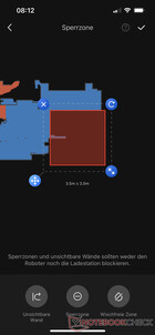 Setting restricted areas