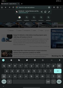 Default Gboard keyboard in portrait orientation