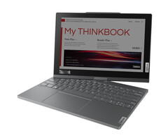 The ThinkBook Plus Twist has a unibody CNC design and a Storm Grey colourway. (Image source: Lenovo)
