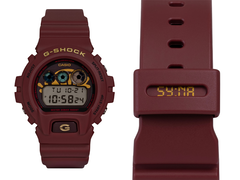 The new Casio x Central Cee collab watch (pictured) has a DW-6900 base. (Image source: Casio)