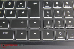 The arrow keys