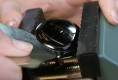 Google has attached the Pixel Watch&#039;s back panel with an innovative adhesive. (Image source: iFixit)