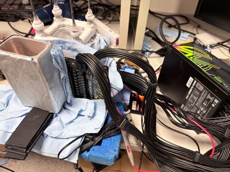 The MSI GeForce RTX 5090 Lightning Z has already been overclocked to a rather incredible 3.742 GHz by overclockers. (Image source: HWBOT)