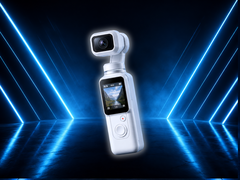 A concept image of a portable gimbal camera.