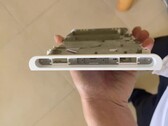The supposed frame of a rumored Nintendo Switch 2 OLED prototype (pictured) has led some hopeful gamers to believe a Nintendo Switch 2 OLED is already in the works. (Image source: Gazlog)