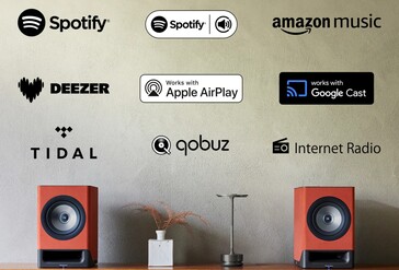 The SC-CX700 can stream music over Wi-Fi, LAN, and USB-C from online streaming music services, DAPs, and other networked music sources. (Image source: Technics)
