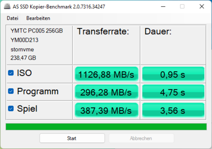 Copy benchmark