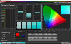 Saturation (profile: cinema, target color space: P3)