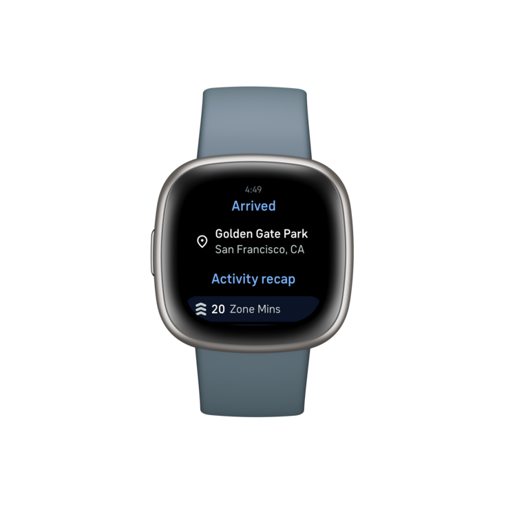 Google Maps will shortly arrive on the Fitbit Sense 2 and Versa 4 smartwatches. (Image source: Fitbit)