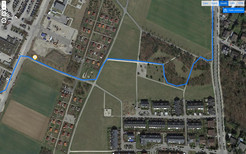 GPS test: Garmin Edge 520 – Through a wooded area