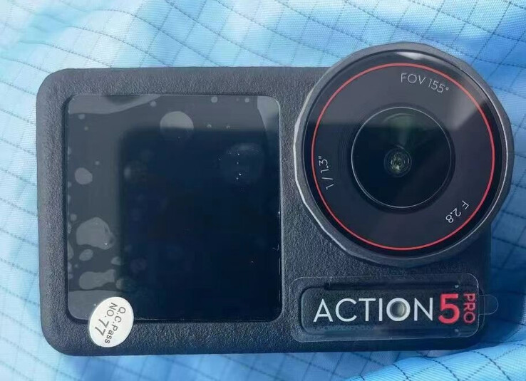 An alleged look at the Osmo Action 5 Pro. (Image source: @OsitaLV)