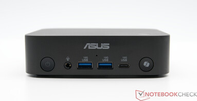 Front: Power button, 3.5mm combo audio, 2x USB TypeA 10Gbps, USB TypeC 10Gbps, Copilot Shortcut button