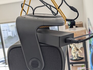 External power brick can become a concern if ceiling mounted