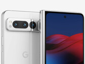 The Pixel Fold is rumoured to be shorter but heavier than the Galaxy Z Fold4. (Image source: @OnLeaks)