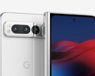 The Pixel Fold is rumoured to be shorter but heavier than the Galaxy Z Fold4. (Image source: @OnLeaks)