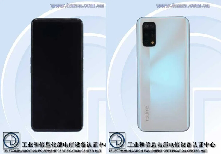 The Realme RMX2111/2 on TENAA. (Source: TENAA via 91Mobiles)