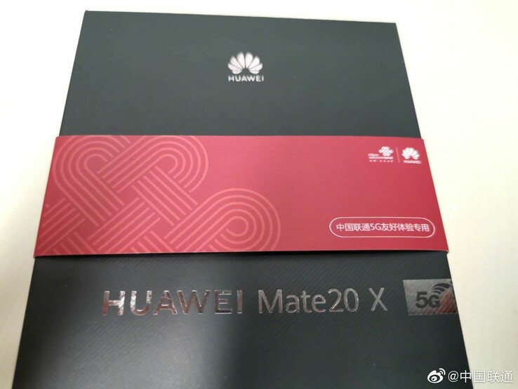 Box for 5G Mate 20X. (Source: Weibo)