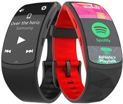 Samsung Gear Fit 2 Pro leaked image shows offline Spotify support