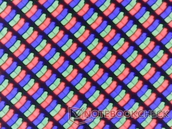 Crisp RGB subpixels with minimal graininess