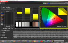 CalMAN ColorChecker (Profile: P3)
