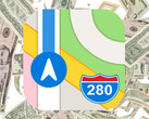 Apple Maps may soon see integrated paid promotions. (Image source: Apple Maps and iStockPhotos, w/ edits)