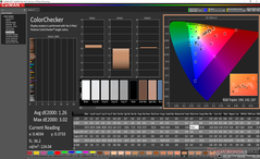 ColorChecker before calibration