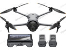 DJI's RC Pro 2 remote controller has an innovative design with a fold-out display. (Image source: via Igor Bogdanov)