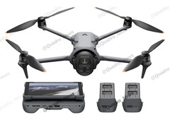 DJI's RC Pro 2 remote controller has an innovative design with a fold-out display. (Image source: via Igor Bogdanov)