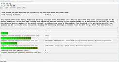 Maximum latencies after ten seconds of Prime95